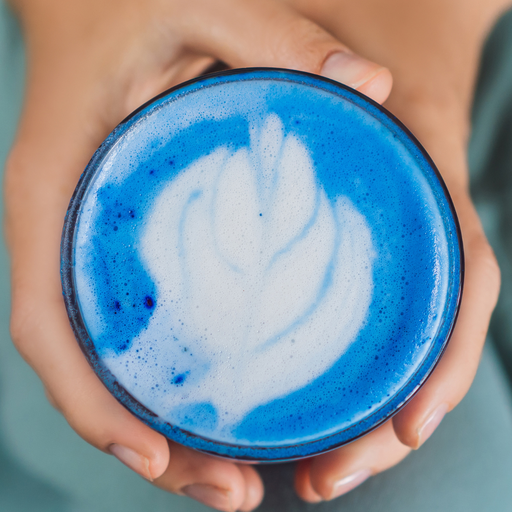 Blue Butterfly Latte